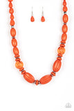 High Alert Orange Paparazzi Necklace All Eyes On U Jewelry Accessories