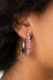 CLASSY is in Session Pink Paparazzi Earrings All Eyes On U Jewelry 