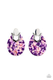 HAUTE Flash Purple Paparazzi Earrings All Eyes On U Jewelry Store 