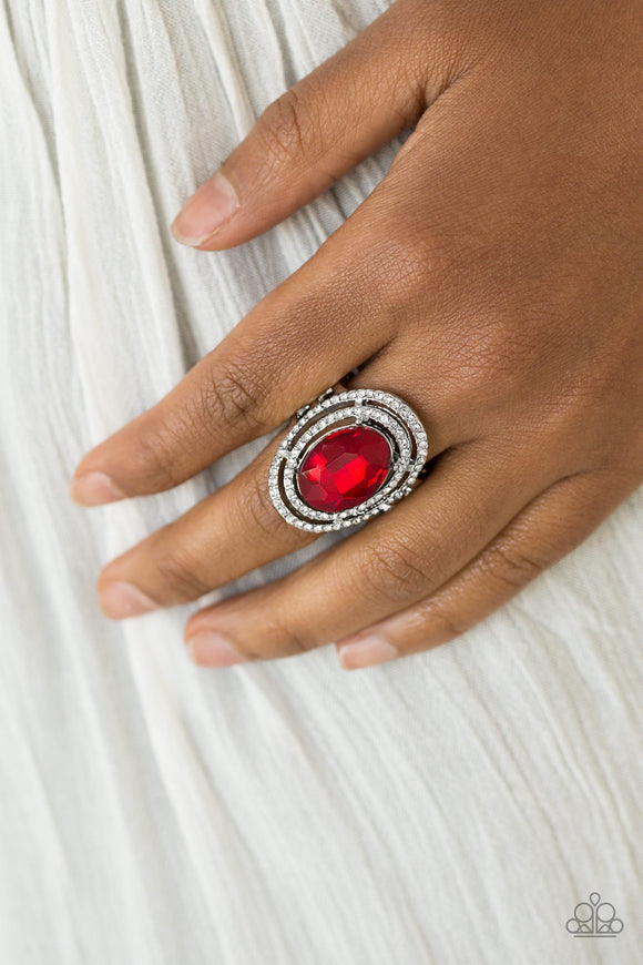 Making History Red Paparazzi Ring All Eyes On U Jewelry 