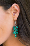 Fabulously Flamenco Green Paparazzi Earrings All Eyes On U