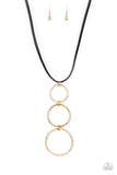 Curvy Couture Gold Paparazzi Necklace