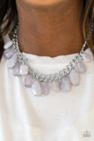 Glacier Goddess Silver Paparazzi Necklace All Eyes On U