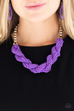 Savannah Surfin Purple Paparazzi Necklace