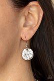 Paparazzi White Necklace-Spot On Sparkle All Eyes On U Jewelry 