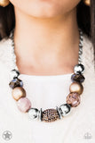 A Warm Welcome Brown Paparazzi Necklace