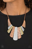 Untamed Brass and Copper Paparazzi Necklace