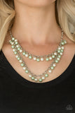 Beauty Shop Fashion Green Paparazzi Necklace
