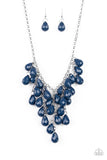 Serenity Scattered Blue Paparazzi Necklace