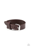 Tougher Than Leather Brown Paparazzi Bracelet All Eyes On U Jewelry 