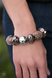 All Cozied Up Brown Paparazzi Bracelet
