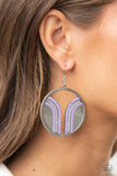 Delightfully Deco Purple Paparazzi Earrings All Eyes On U Jewelry 