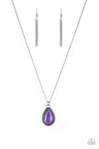 On the Home Frontier Purple Paparazzi Necklace All Eyes On U Jewelry 