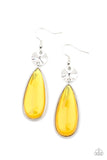 Jaw-Dropping Drama Yellow Paparazzi Earrings All Eyes On U Jewelry 