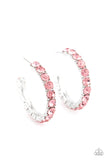 CLASSY is in Session Pink Paparazzi Earrings All Eyes On U Jewelry 