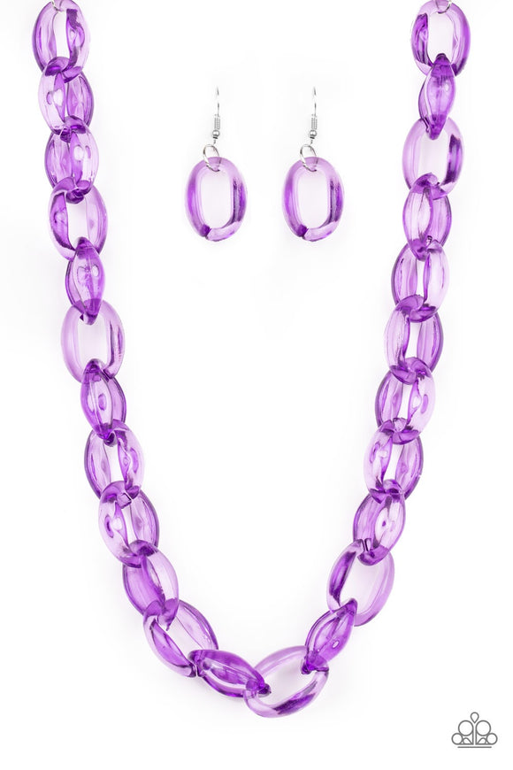 Ice Queen Purple Paparazzi Necklace