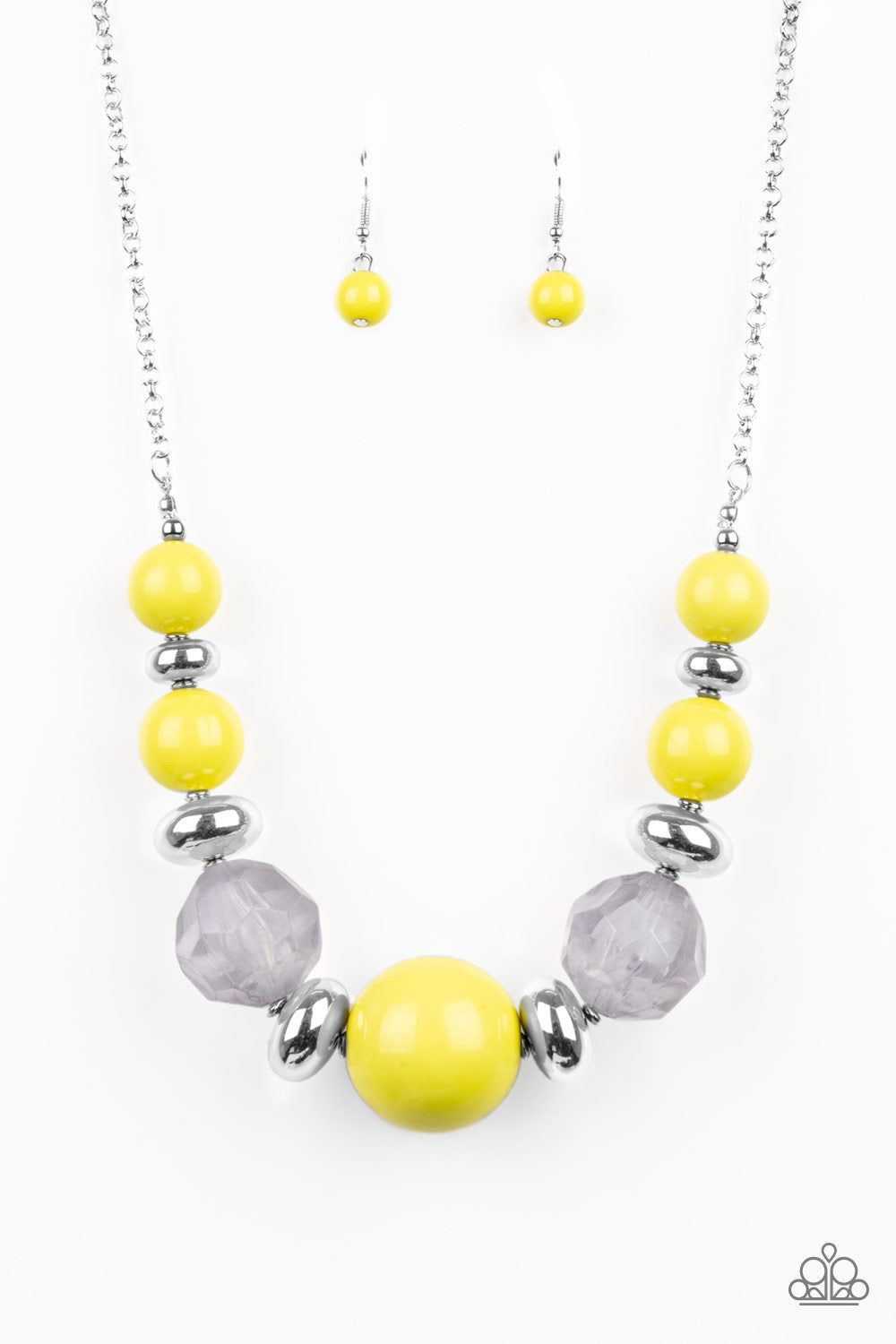 Paparazzi Bohemian Bombshell - Yellow Necklace – A Finishing Touch Jewelry